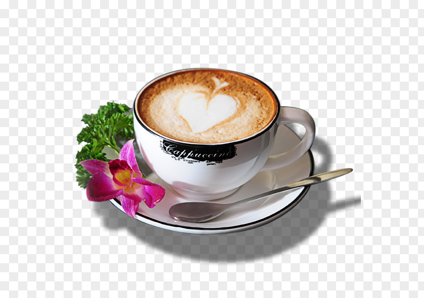 Afternoon Tea Cappuccino Latte Coffee Milk Microfoam PNG