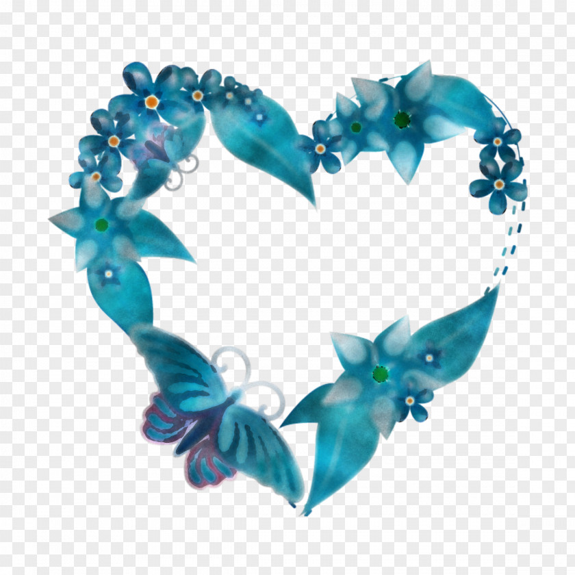 Jewellery Plant Blue Aqua Turquoise Teal PNG