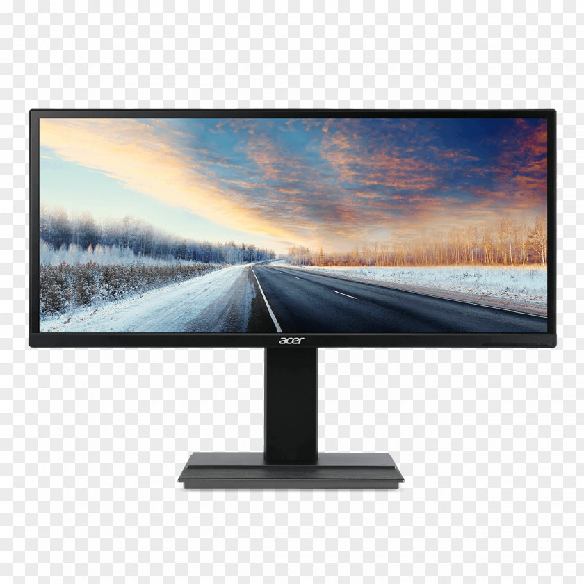 Monitor Computer Monitors 21:9 Aspect Ratio IPS Panel LED-backlit LCD Liquid-crystal Display PNG