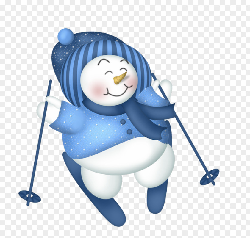 Skiing Snowman 3D Computer Graphics Clip Art PNG