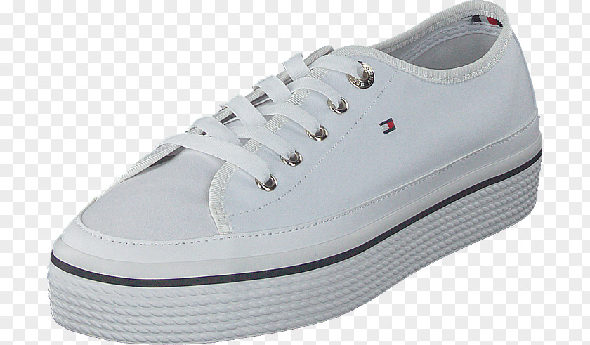 Tommy Hilfiger Sneakers White Shoelaces Skate Shoe PNG