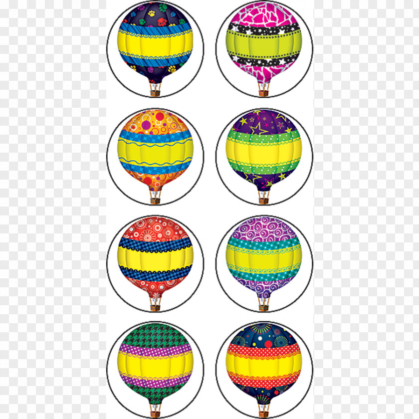 Balloon Hot Air Balloons Stickers Wall Decal PNG