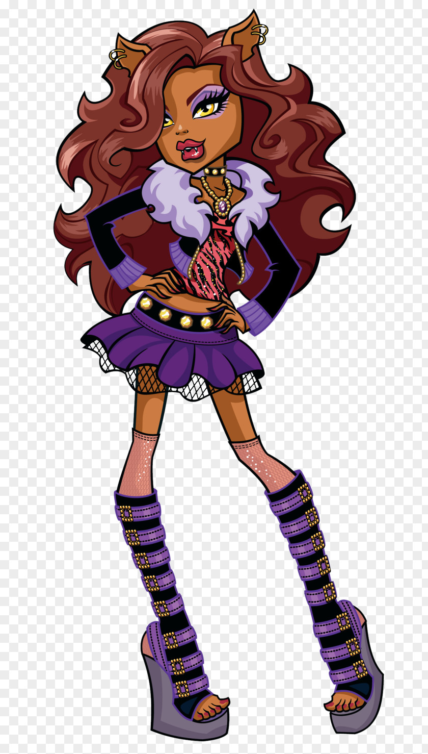 Doll Monster High Clawdeen Wolf Original Gouls CollectionClawdeen Barbie PNG