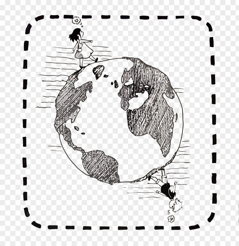 Hand Painted The Earth Clip Art PNG