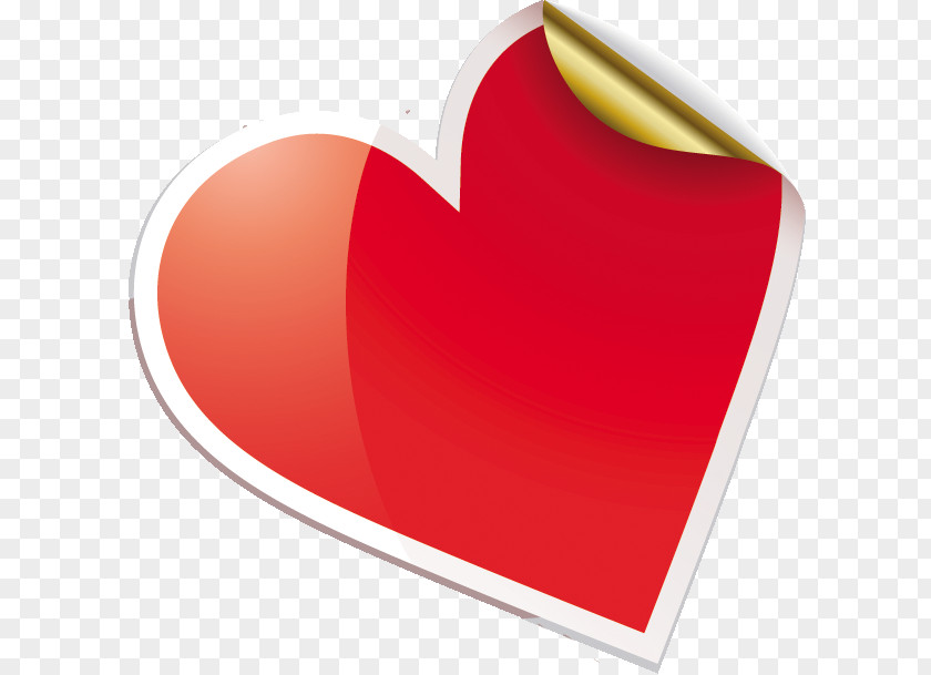 Heart Origami Valentine's Day Clip Art PNG