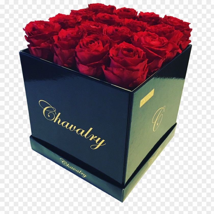 Rose Box Garden Roses Gift Flower Valentine's Day PNG