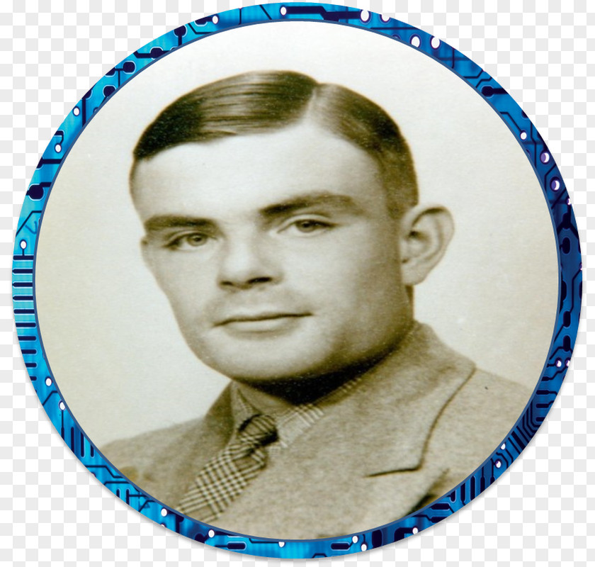 Scientist Alan Turing Addressing Mode Science Instruction PNG