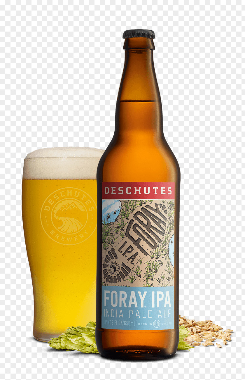 Beer Ale Bottle Lager Deschutes Brewery PNG