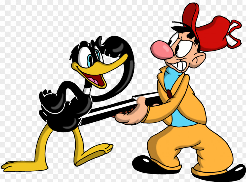 Duck Daffy Looney Tunes Waterfowl Hunting Curve PNG