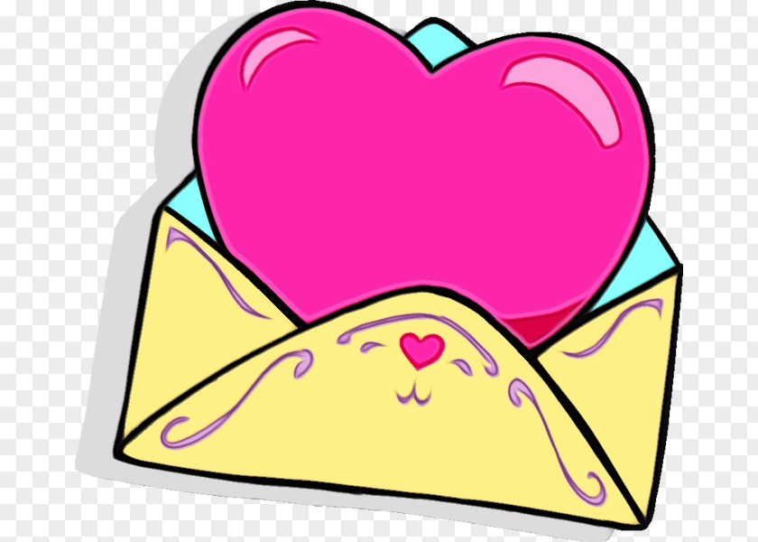 Heart Pink Line Art Love Magenta PNG