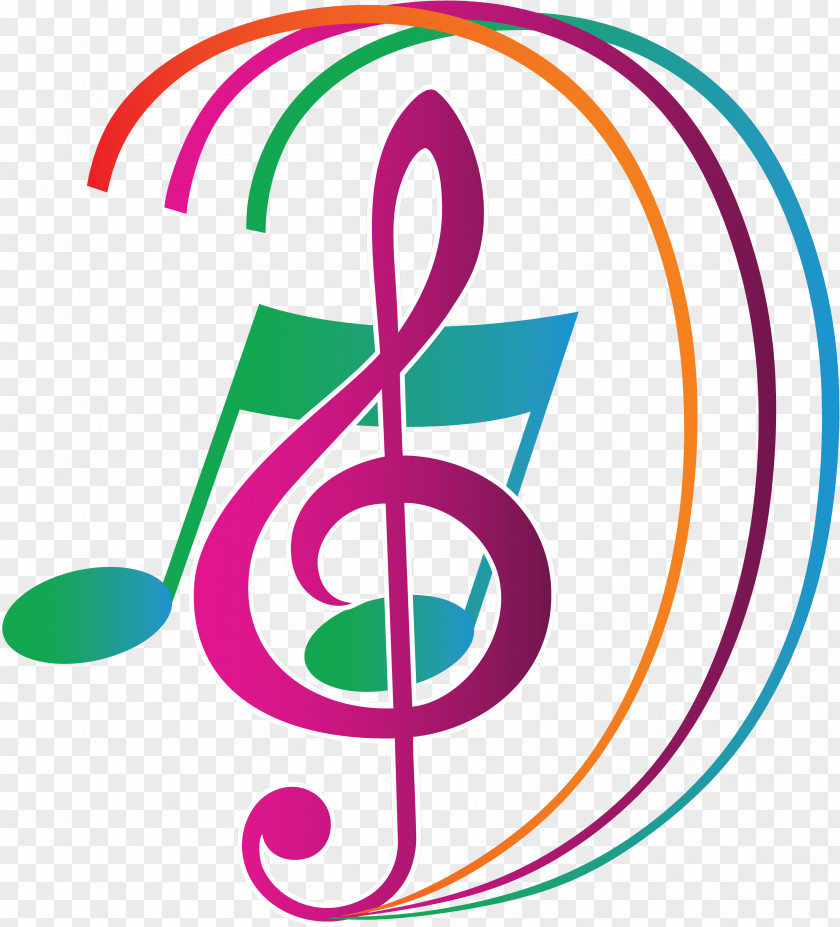 Color Note Musical Clef Theatre PNG