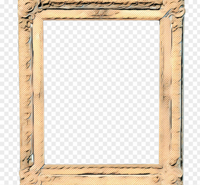 Interior Design Wood Retro Frame PNG