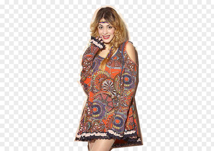 Martina Stoessel PhotoScape Paisley Shoulder Sleeve PNG