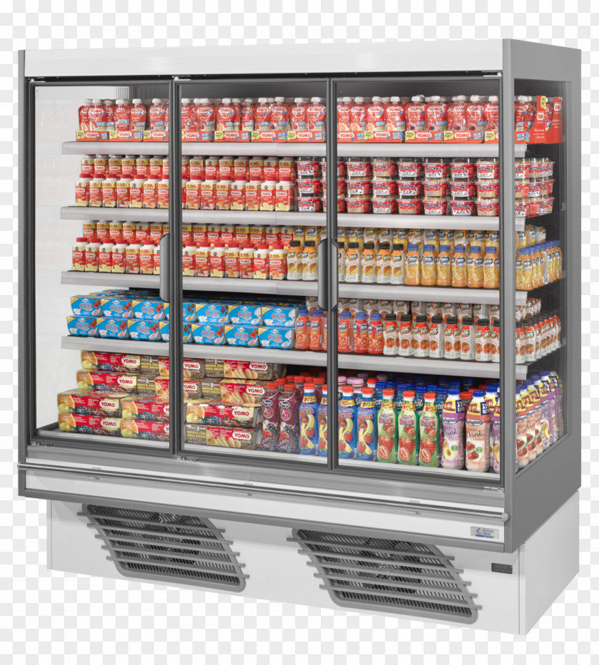 Refrigerator Refrigeration Shelf Display Case Furniture PNG