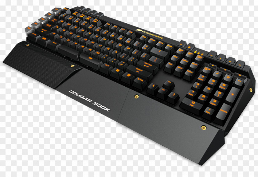 Computer Mouse Keyboard Cougar Gaming 500K Rollover Keypad PNG