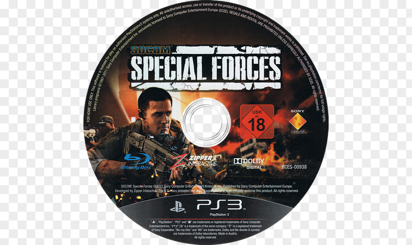 Special Force SOCOM 4 U.S. Navy SEALs PlayStation 3 Eye Zipper Interactive Move PNG