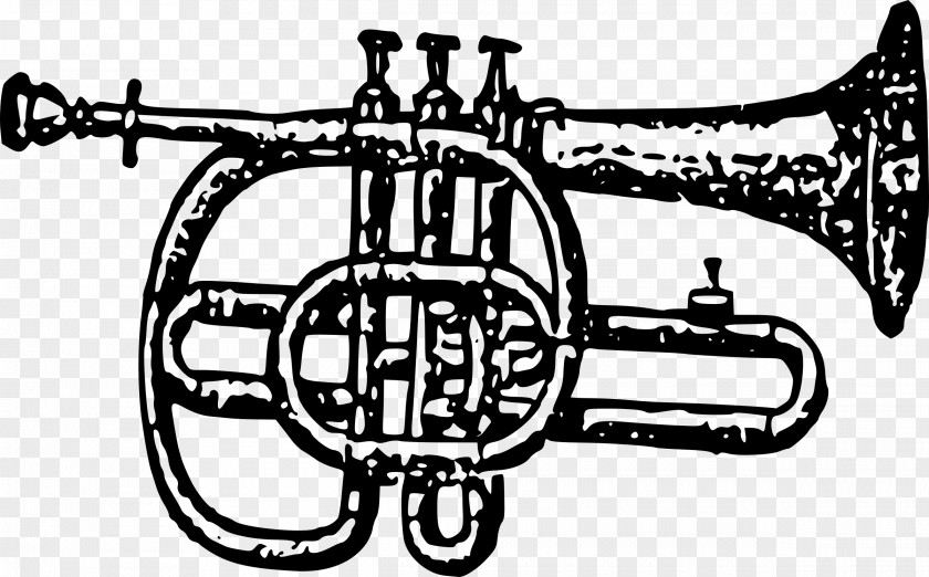 Trumpet Cornet Mellophone Bugle Musical Instruments PNG