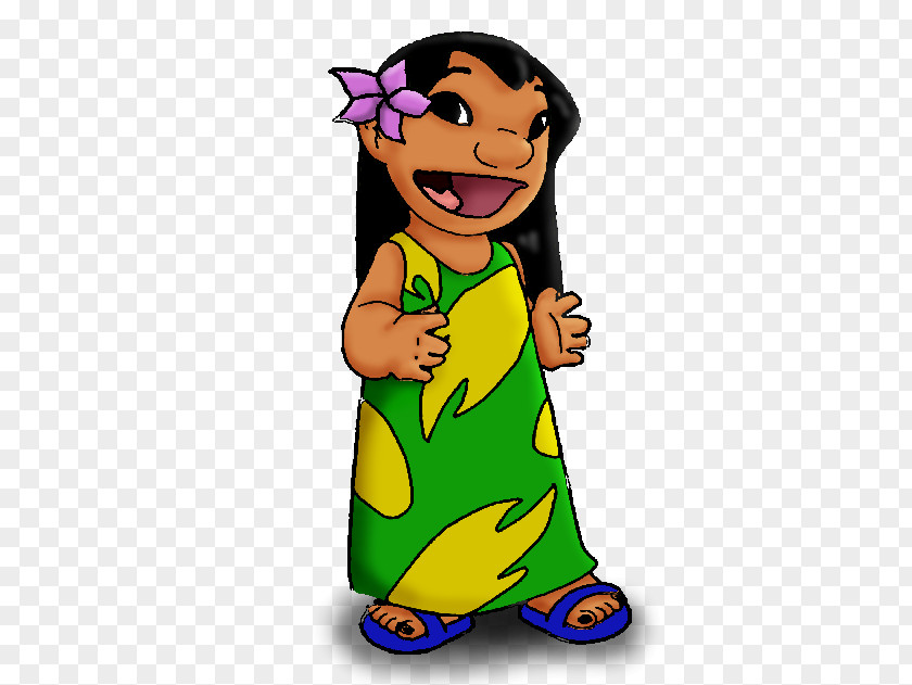 Animation Lilo Pelekai & Stitch Hula PNG