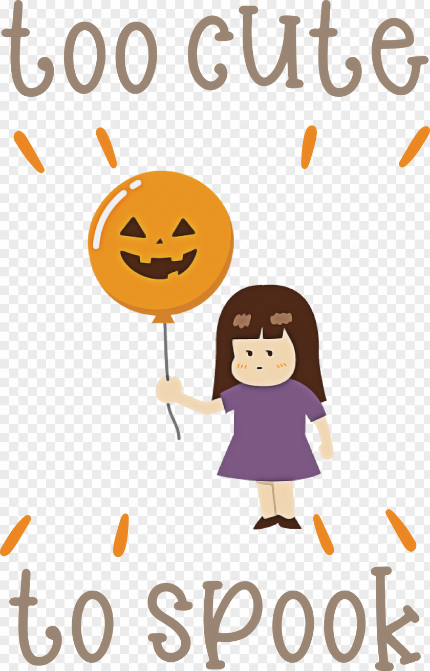 Halloween Too Cute To Spook Spook PNG