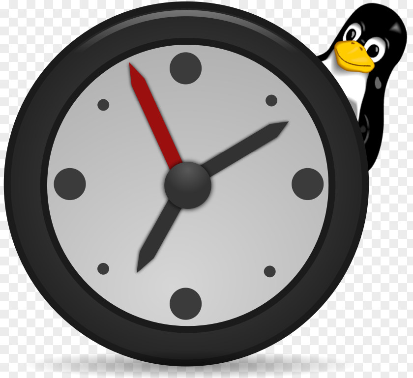 Linux Network Time Protocol Clock Clip Art PNG