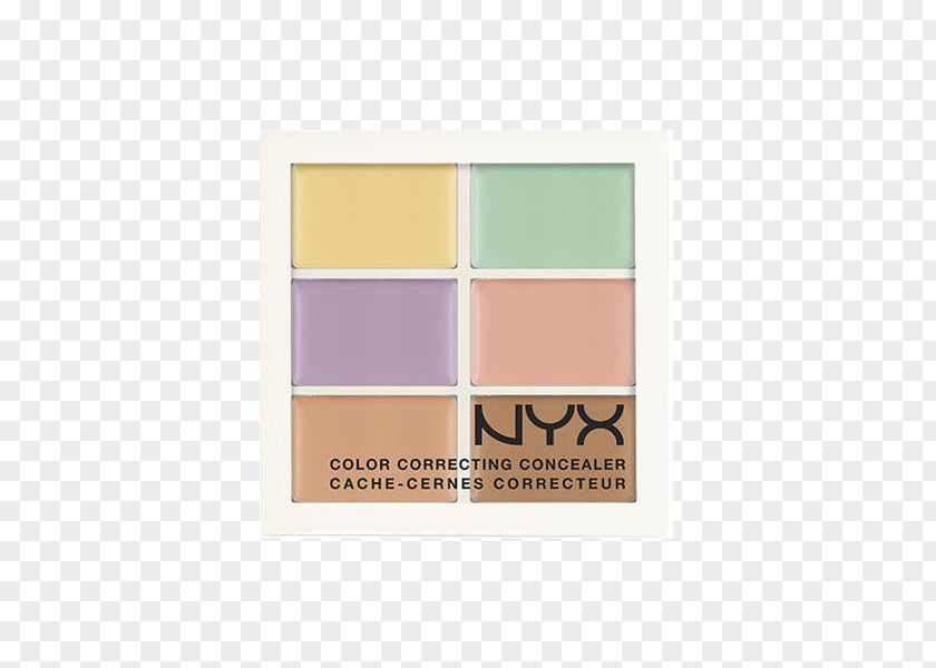 Nyx Cosmetics NYX 3C Conceal Correct Contour Palette Medium Color Correcting Concealer PNG