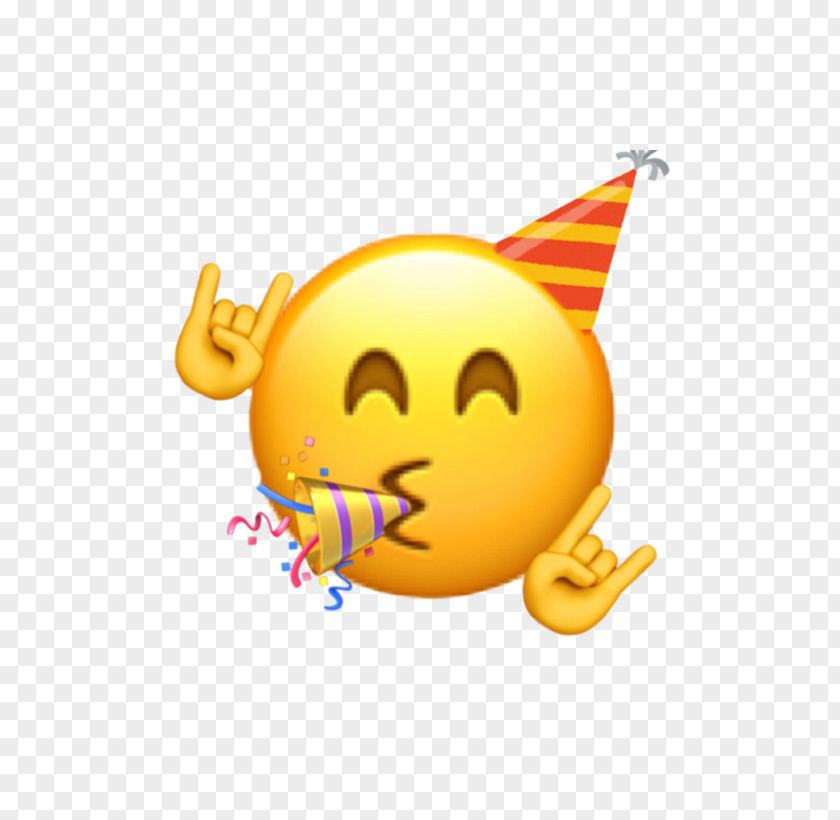 Smiley Emoji Emoticon Party PNG
