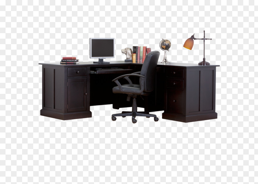 Table Pedestal Desk Office Writing PNG