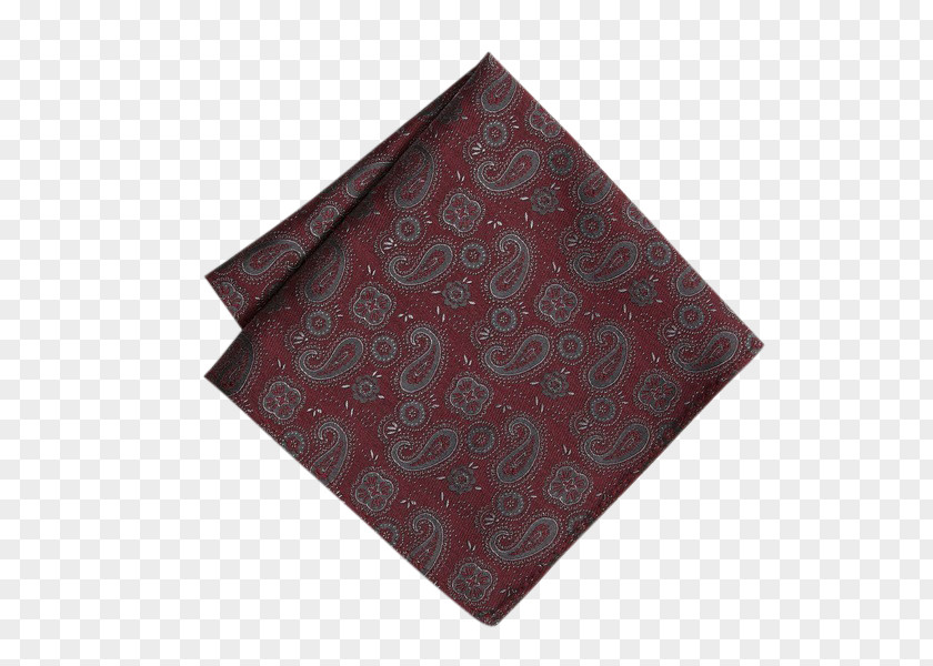 Burst Square Paisley Place Mats Maroon PNG