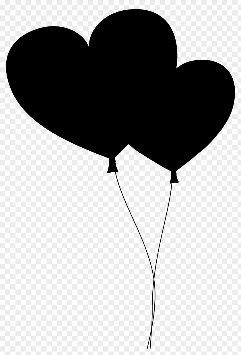 Heart Line Balloon M-095 PNG