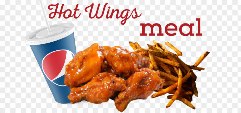 Buffalo Wings Wing Fried Chicken Fast Food French Fries Junk PNG