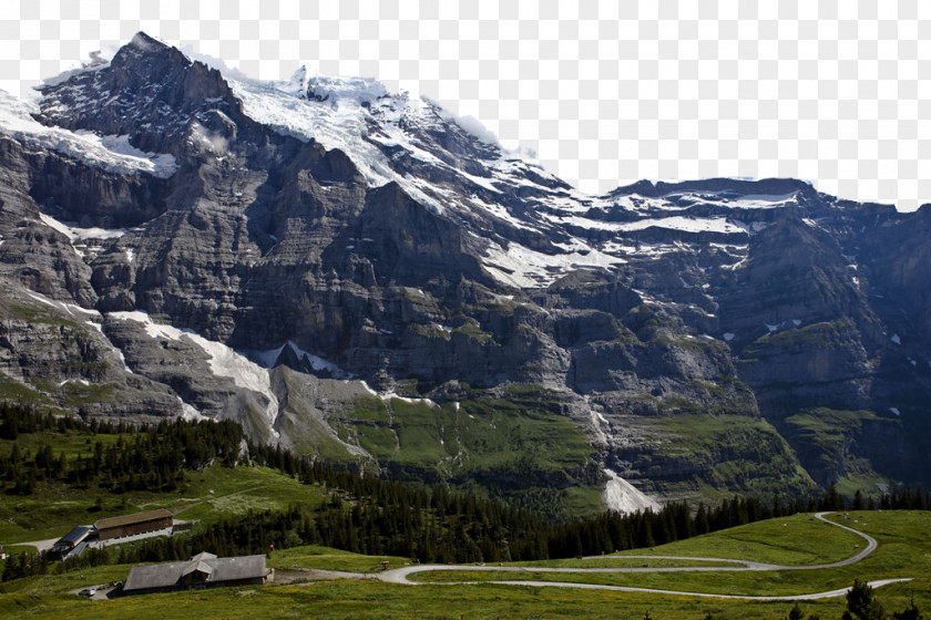 Jungfrau 27 Railway Mönch Eiger Mount Scenery PNG