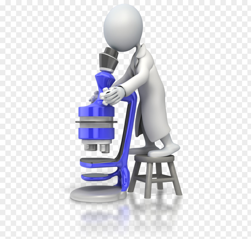 Scientist Colloid Research Microscope Clip Art PNG