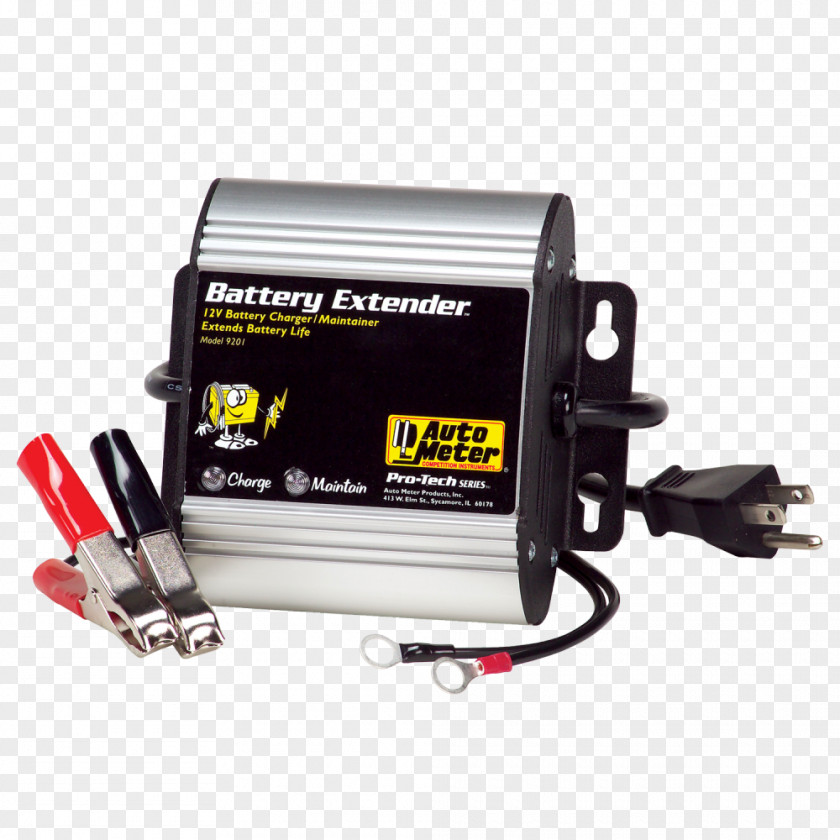 Automotive Battery Charger Car Auto Meter Products, Inc. PNG