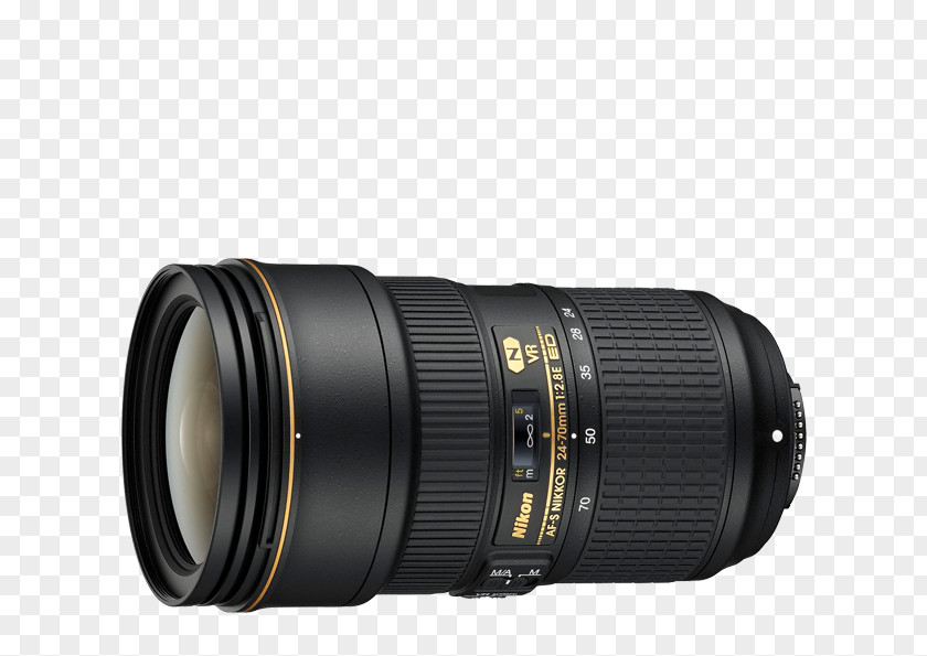 Camera Lens Nikon 24-70mm F/2.8G ED AF-S Nikkor F/2.8E VR DX 35mm F/1.8G Photography PNG
