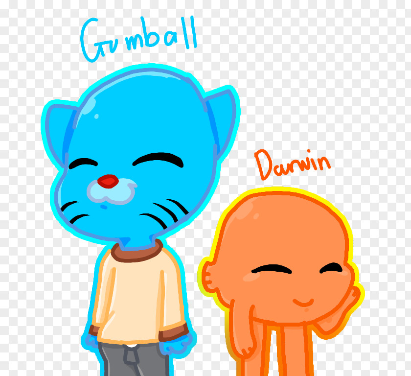 Gumball X Darwin Art Clip Ear Illustration Cheek Human Behavior PNG