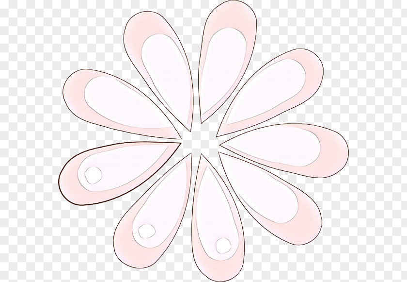 Pink Petal Plant Pattern PNG
