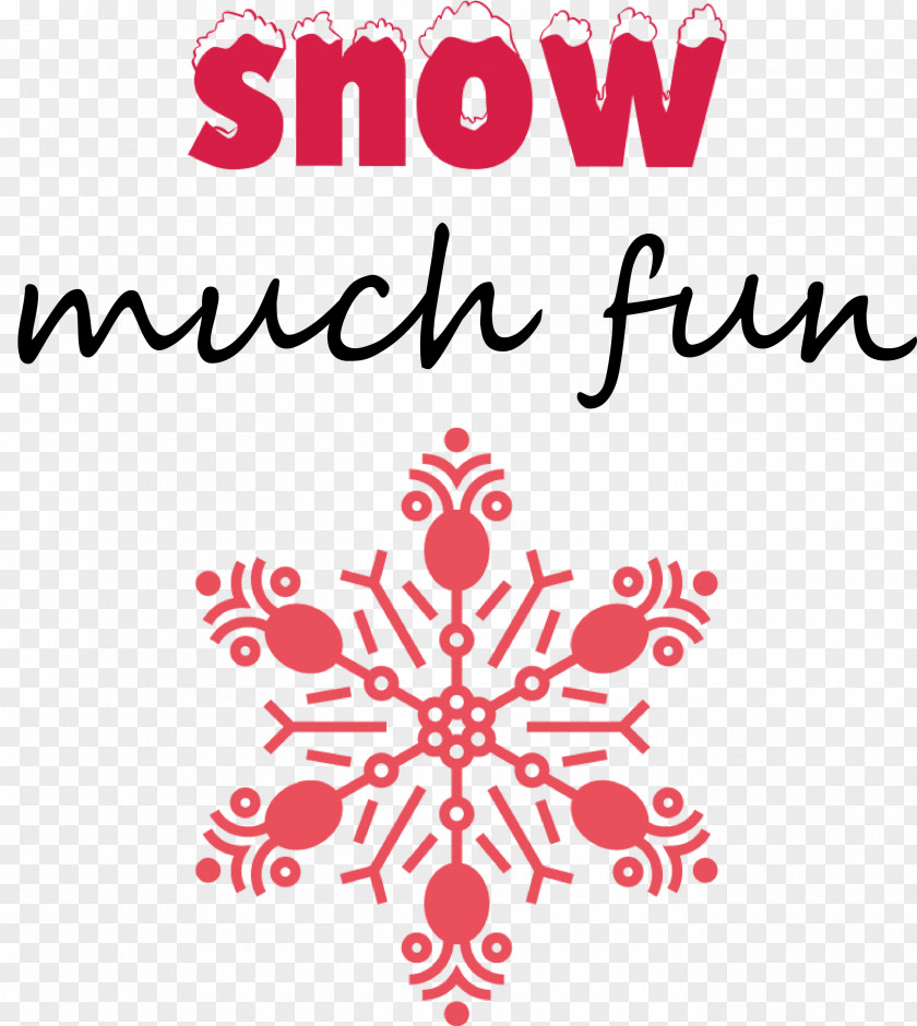 Snow Much Fun Snowflake PNG