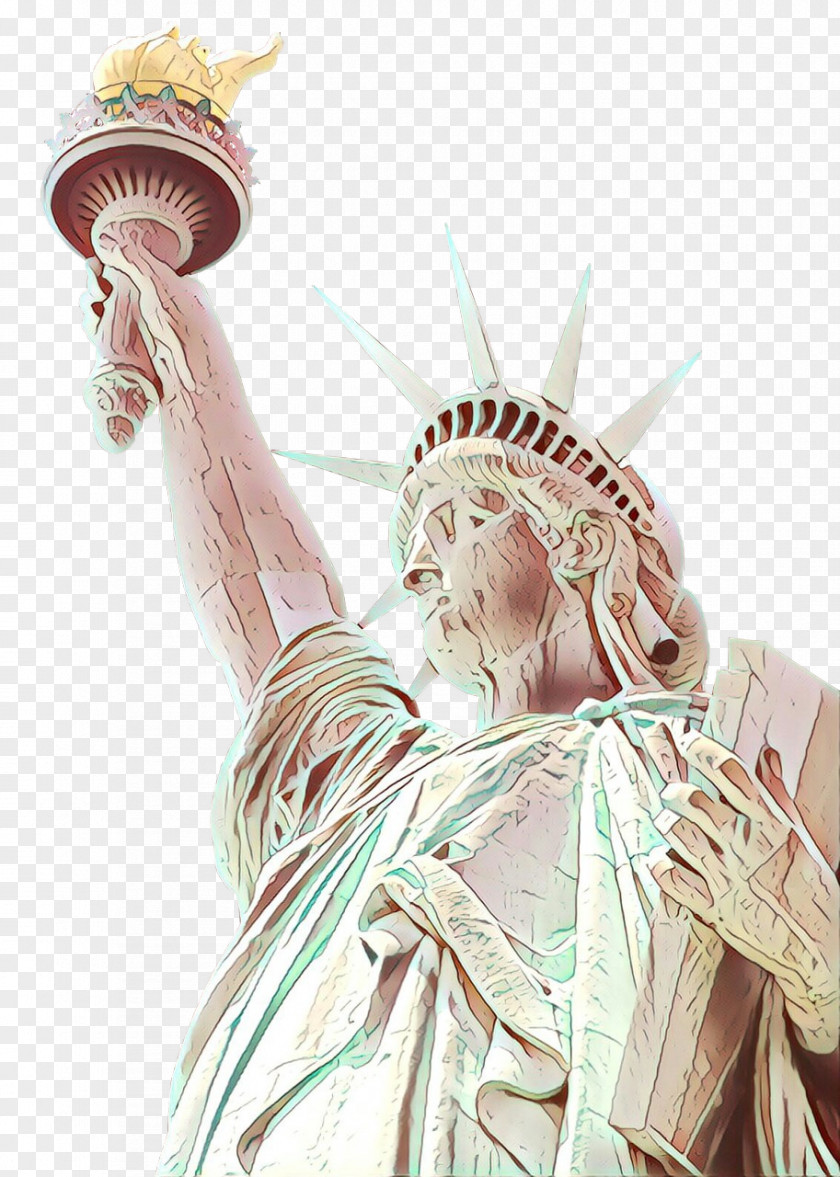 Stone Carving Mythology Statue Of Liberty PNG
