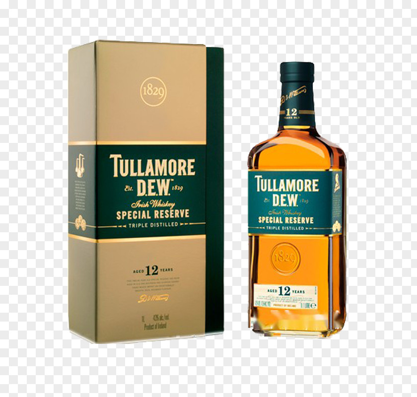 Tullamore Dew Irish Whiskey Scotch Whisky PNG