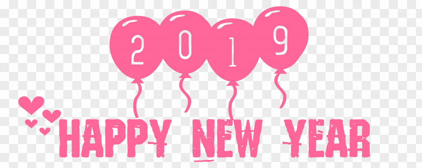 Ballon Heart Love.Others 2019 Happy New Year PNG