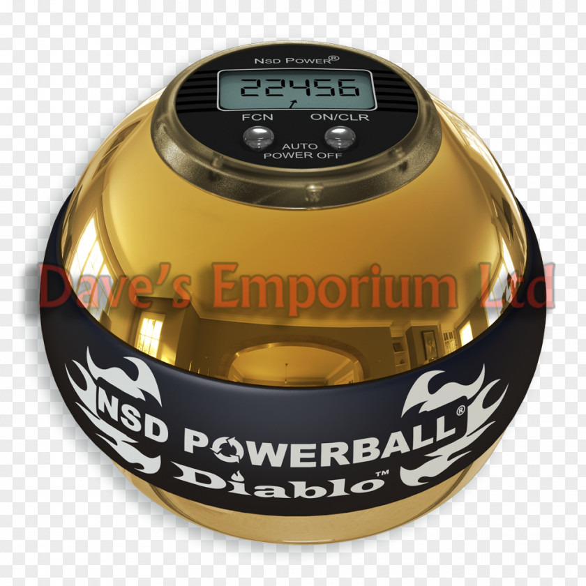 Diablo Gyroscopic Exercise Tool Powerball Repetitive Strain Injury Carpal Tunnel Syndrome PNG