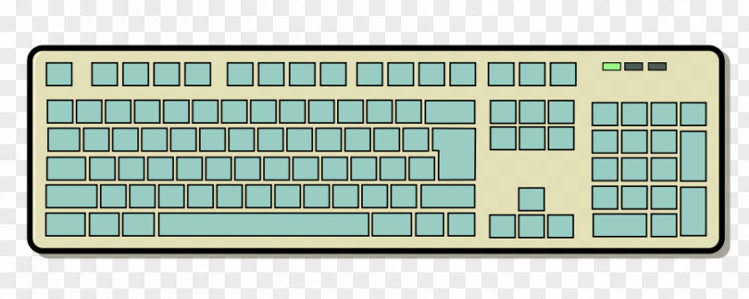 Hand Drawn Computer Product Design Keyboard Rectangle Clip Art PNG