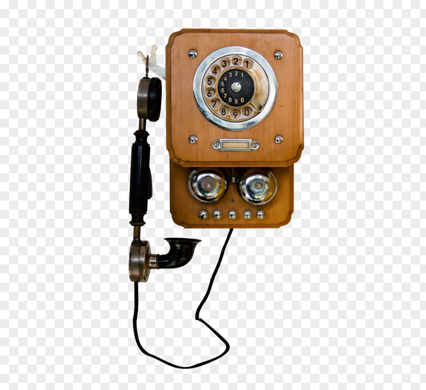 Telephone Booth Call Rotary Dial Handset PNG
