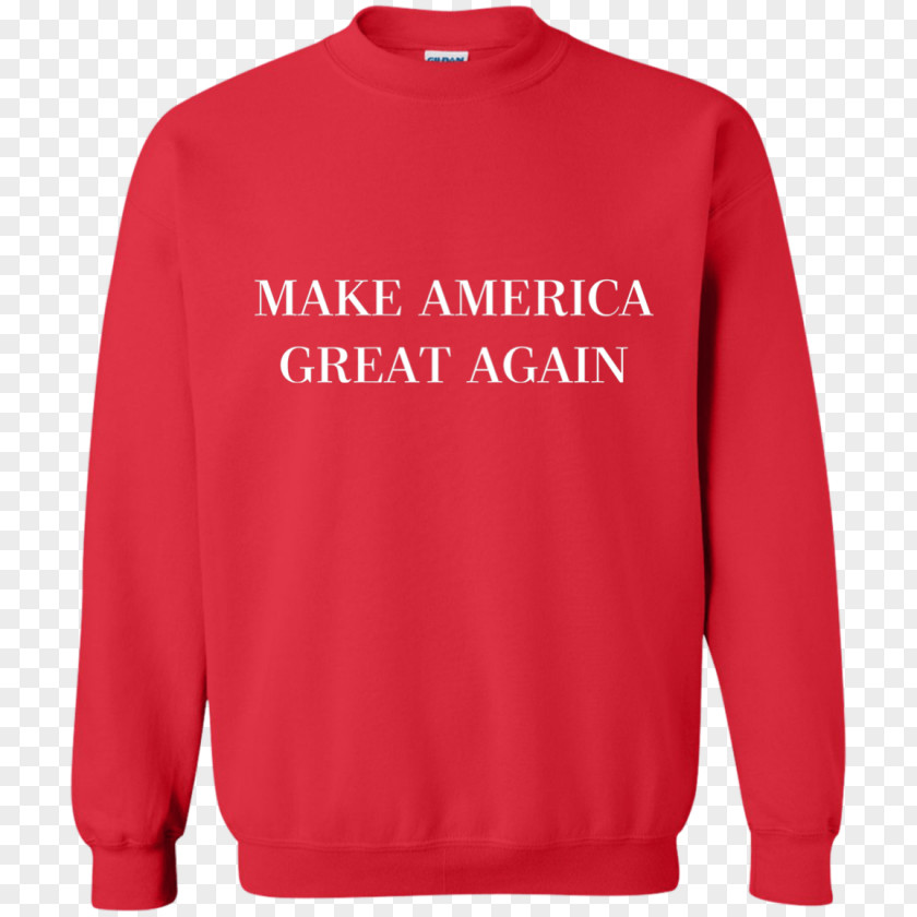 Make America Great Again T-shirt Hoodie Sleeve Crew Neck PNG