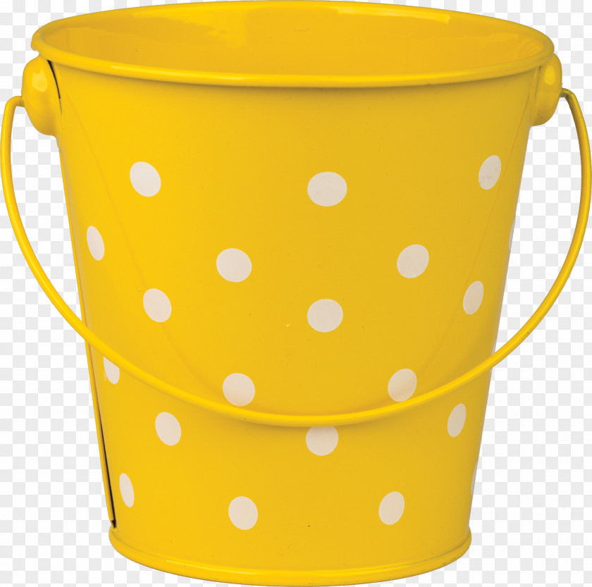 Sand Bucket Polka Dot Watering Cans Pattern PNG