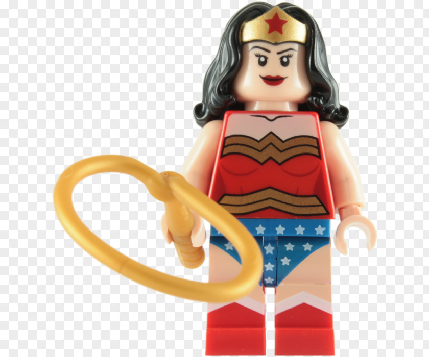 White Dish Diana Prince Lego Minifigure Super Heroes Key Chains PNG