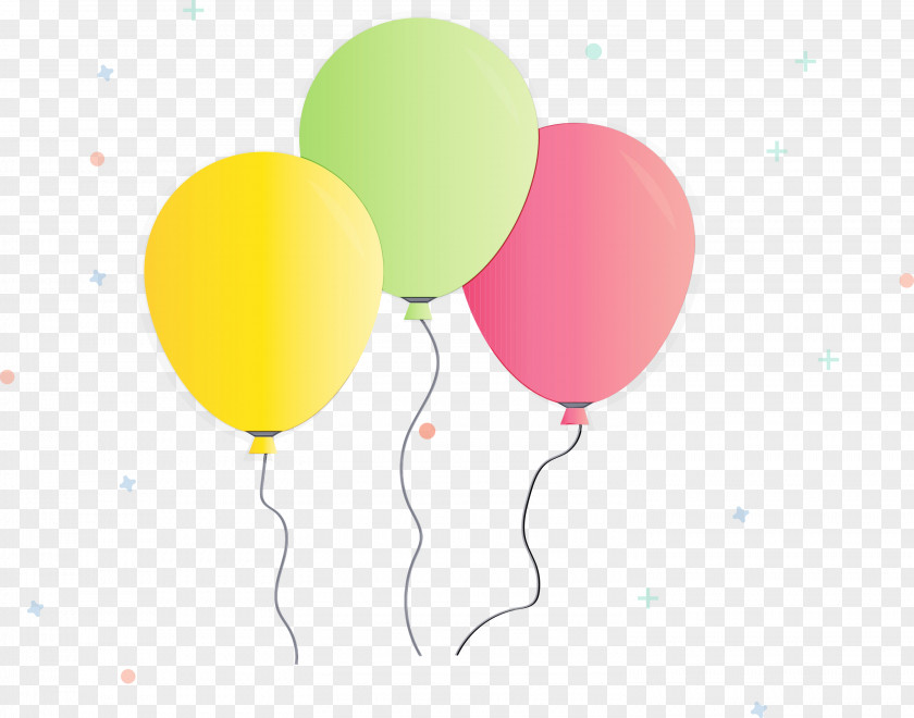 Balloon Yellow Party Supply PNG