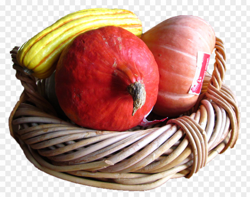 Food Basket Organic Local Eating Winter Squash PNG