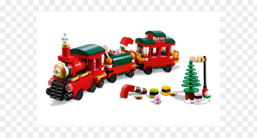 Lego Trains LEGO 40138 Christmas Train Toy Block Creator PNG