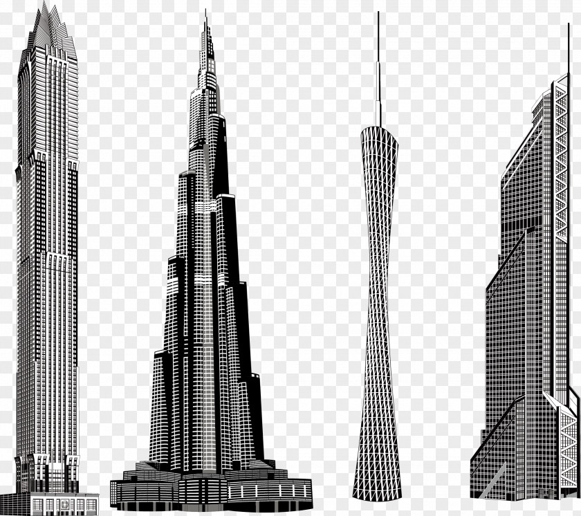 Skyscrapers Skyscraper Euclidean Vector Download Packs PNG